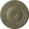 Ekena Millwork Reece Ceiling Medallion (Fits Canopies up to 6 3/4"), 21"OD x 1 1/4"P, Witch Hazel Crackle CM21REWHC - alternate 1